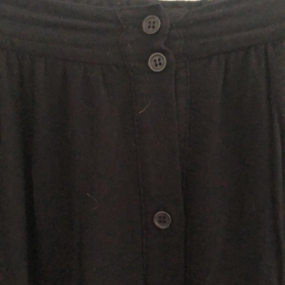 Forever 21 Black Button up asymmetrical Maxi Skirt - Picture 5 of 14